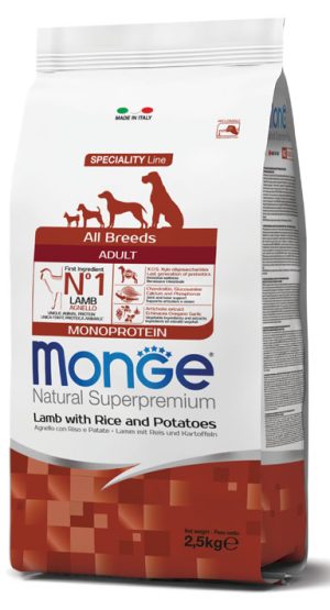 MONGE All Breeds Adult Agnello Riso e Patate