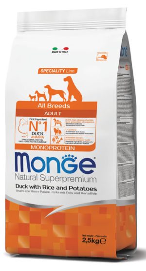 MONGE All Breeds Adult con Anatra Riso e Patate