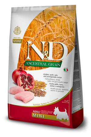 FARMINA N&D Ancestral Pollo & Melograno - Adult Mini