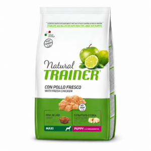 TRAINER Natural Puppy Maxi con Pollo Fresco (da 1 a 8 mesi)