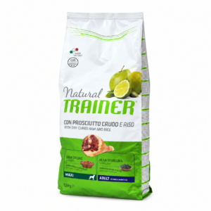 TRAINER Natural Adult Maxi con Prosciutto Crudo e Riso 12Kg