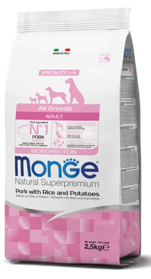 MONGE All Breeds Adult Maiale Riso e Patate