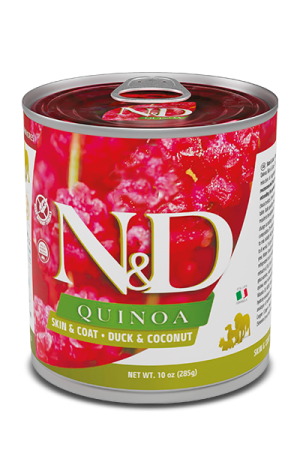 FARMINA N&D Quinoa skin & coat - Anatra & cocco - umido per cane