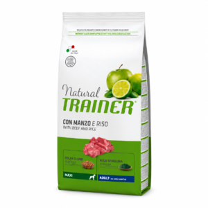 TRAINER Natural Adult Maxi con Manzo e Riso 12Kg