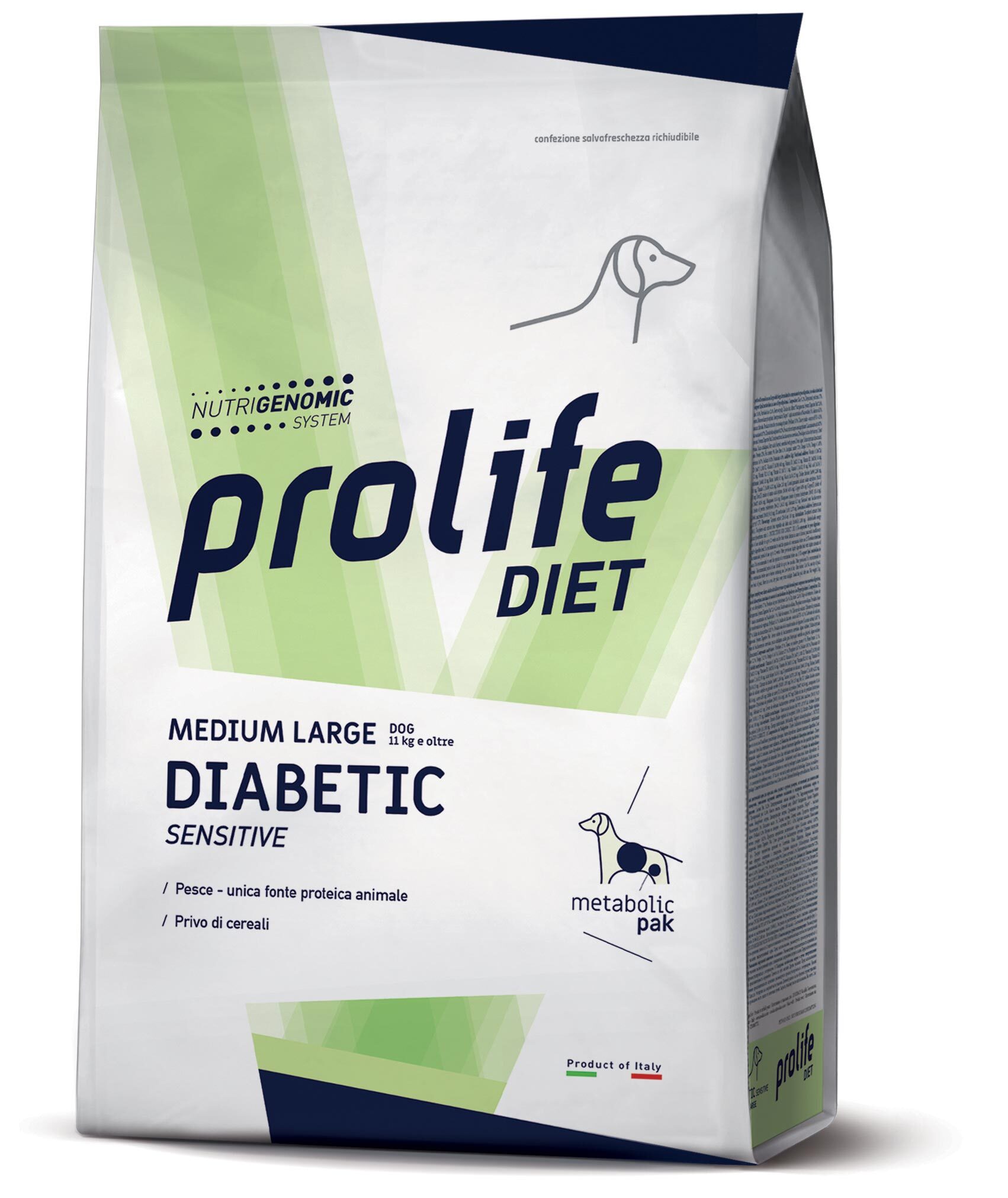 Prolife Diet Diabetic Sensitive Medium Large foto ufficiale Prolife Diet Diabetic Sensitive Medium Large