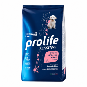 Prolife Sensitive Puppy Lamb & Rice - Medium/Large