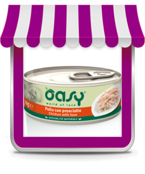 Oasy Specialità Naturali Pollo con Prosciutto (Lattina)