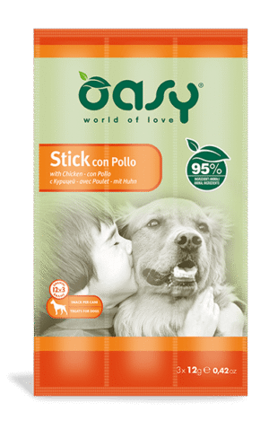 Oasy SNACK • Stick con Pollo 3 x 12 gr