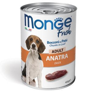 Monge Fresh Bocconi in Paté con Anatra – Adult