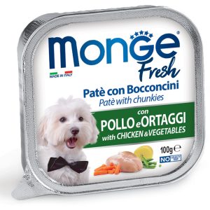 Monge fresh Paté con Bocconcini Pollo e Ortaggi