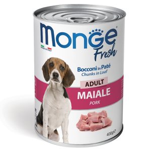 Monge Fresh Bocconi in Paté con Maiale – Adult