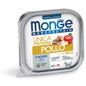 Monge Monoprotein Patè Pollo con Mela – Puppy And Junior