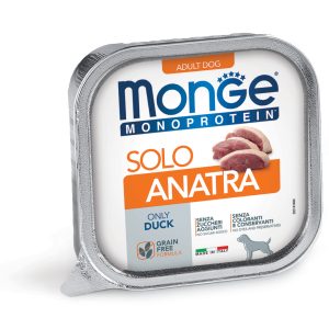 Monge Monoprotein Patè solo Anatra – Adult
