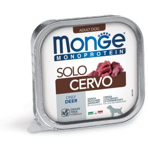 Monge Monoprotein Patè solo Cervo – Adult