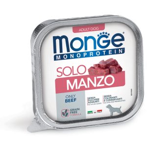 Monge Monoprotein Patè solo Manzo – Adult