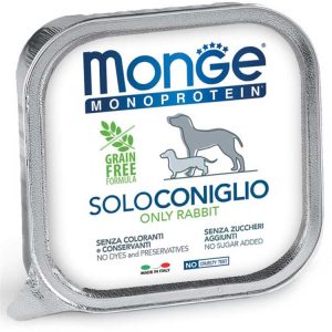 Monge Monoprotein Patè solo coniglio – Adult