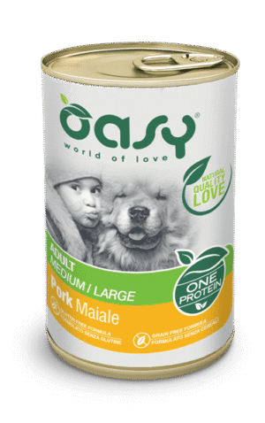 Oasy - ONE PROTEIN Adult Medium/Large Maiale