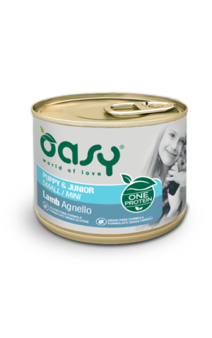 Oasy - ONE PROTEIN Puppy & Junior Small/Mini Agnello