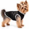 Yorkshire con felpa Liu Jo nera con logo e brillanti