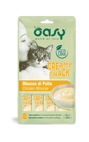 Oasy Creamy Snack Pollo – 4 x 15 g