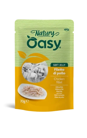 Oasy Natury Soft Jelly Filetto di pollo – Bustina 70 g
