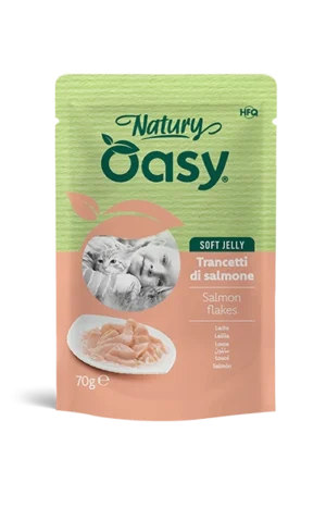 Oasy Natury Soft Jelly Trancetti di salmone – Bustina 70 g