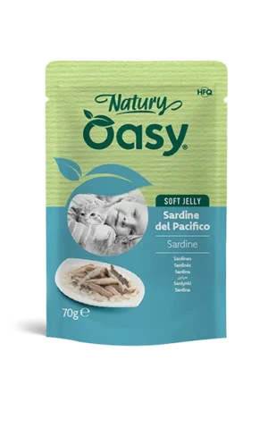 Oasy Natury Soft Jelly Sardine del Pacifico – Bustina 70 g
