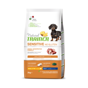 Natural Trainer Sensitive Small & Toy Adult con Anatra e Cereali Integrali