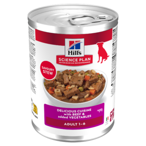 Hill’s Science Plan Adult Spezzatino con Manzo e Verdure – Umido cane 363 g