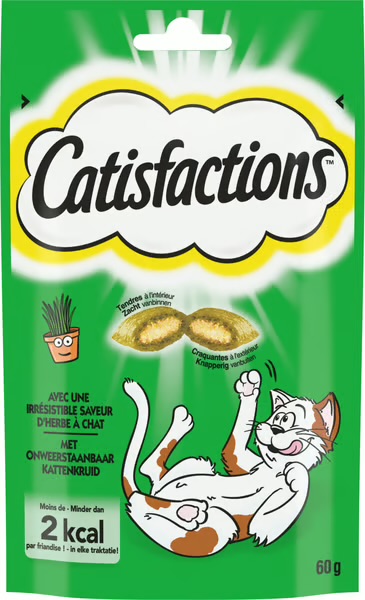 IMG_7405 Catisfactions Erba Gatta snack per gatti 60 g