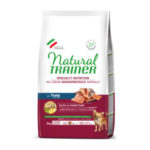 Natural Trainer No Grain Small & Toy Adult con Trota e Patate
