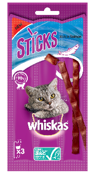 Whiskas Stick con Salmone 18 g – 3 pezzi