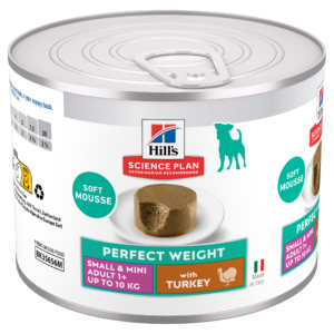 Hill’s Science Plan Perfect Weight Adult Small & Mini Mousse con Tacchino – Umido cane 200 g