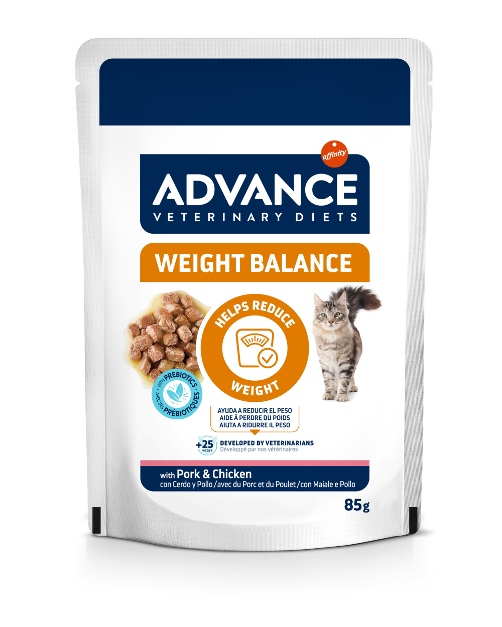 Advance Veterinary Diets Weight Balance gatto 85 g Advance Veterinary Diets Weight Balance gatto bustina 85 g