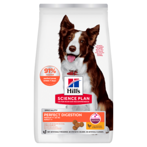 Hill’s Science Plan Perfect Digestion Adult Medium con Pollo e Riso Integrale