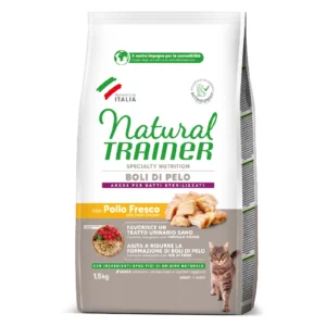 Natural Trainer Boli di Pelo con Pollo Fresco e Mix di Fibre