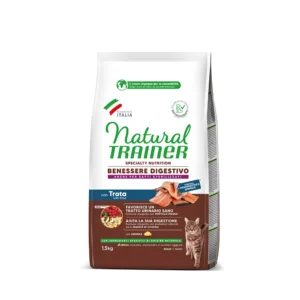 Natural Trainer Benessere Digestivo con Trota, Patate, Piselli e Ceci – No Grain