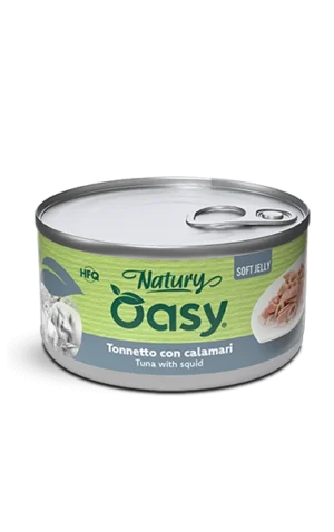 Oasy Natury Soft Jelly Tonnetto con Calamari 85 g