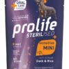 Prolife Sterilised Sensitive Adult Duck & Rice Mini, bustina 100 g