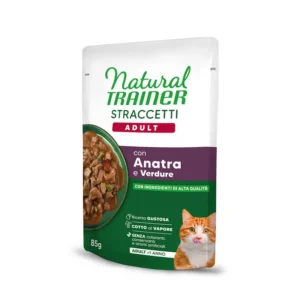 Natural Trainer Straccetti Adult con Anatra e Verdure 85 g