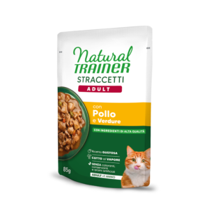 Natural Trainer Straccetti Adult con Pollo e Verdure 85 g