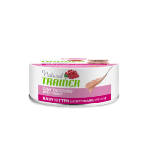 Natural Trainer Baby Kitten con Tacchino 80 g
