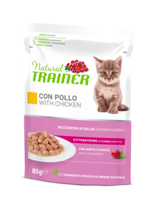 Natural Trainer Bocconcini Kitten & Young con Pollo
